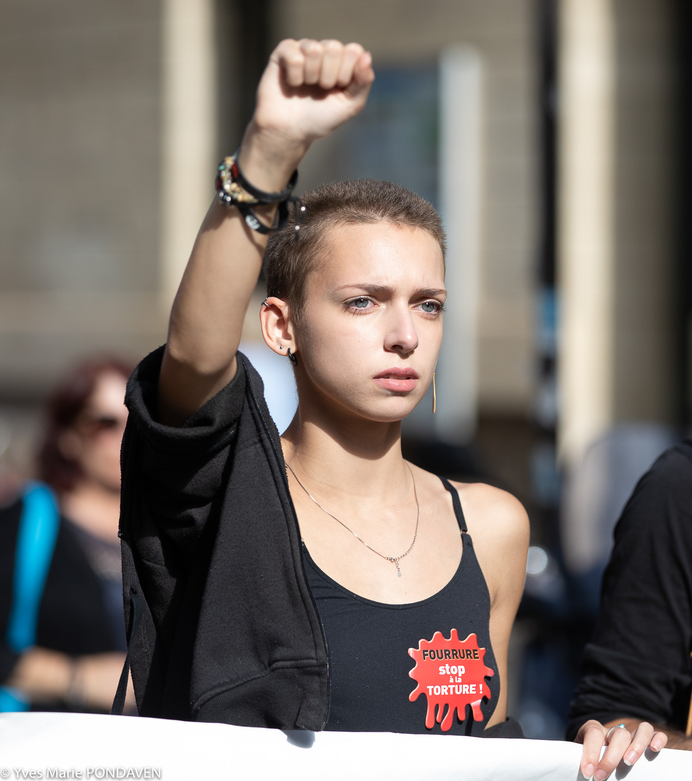 Marche contre la fourrure 2018 avec les badaue